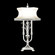 Beveled Arcs Three Light Table Lamp in Silver Leaf (48|738210SF4)