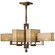 Perspectives Six Light Chandelier in Bronze (48|734040ST)