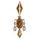 Encased Gems One Light Wall Sconce in Gold (48|7288501ST) Encased Gems One Light Wall Sconce in Gold (48|7288501ST)