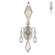 Encased Gems One Light Wall Sconce in Silver (48|7287501ST)