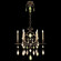 Encased Gems Six Light Chandelier in Bronze (48|7182401ST)