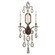 Encased Gems Three Light Wall Sconce in Bronze (48|7104503ST)