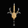 Beveled Arcs One Light Wall Sconce in Gold Leaf (48|705150SF3)