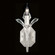 Beveled Arcs One Light Wall Sconce in Silver Leaf (48|705050SF4)