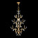 Beveled Arcs 16 Light Chandelier in Gold Leaf (48|704040SF3)