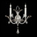 Beveled Arcs Two Light Wall Sconce in Silver Leaf (48|701850SF4)
