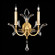 Beveled Arcs Two Light Wall Sconce in Gold Leaf (48|701850SF3)