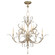 Beveled Arcs Ten Light Chandelier in Silver (48|701340ST)