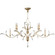 Beveled Arcs Six Light Chandelier in Silver (48|700840ST)