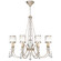 Eaton Place Eight Light Chandelier in Silver (48|5852402ST) Eaton Place Eight Light Chandelier in Silver (48|5852402ST)