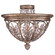 Winter Palace Three Light Semi-Flush Mount in Silver (48|300440ST)