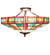 Gillette Three Light Semi-Flushmount in Mahogany Bronze (57|261297)