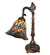 Tiffany Peacock Feather One Light Table Lamp in Mahogany Bronze (57|244782)