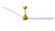 Alessandra 72'' Ceiling Fan in Brushed Brass (101|AKBRBRMWH72)