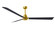 Alessandra 72'' Ceiling Fan in Brushed Brass (101|AKBRBRBK72)