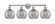 Edison Four Light Bath Vanity in Satin Nickel (405|6164WSNG12138SM)