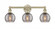 Edison Three Light Bath Vanity in Antique Brass (405|6163WABG12136SM)