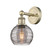Edison One Light Wall Sconce in Antique Brass (405|6161WABG12136SM)