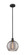 Edison One Light Mini Pendant in Matte Black (405|6161SBKG121310SM)