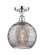 Edison One Light Semi-Flush Mount in Polished Chrome (405|6161FPCG121310SM)