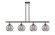 Ballston Four Light Island Pendant in Black Antique Brass (405|5164IBABG12138SM)