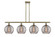 Ballston Four Light Island Pendant in Antique Brass (405|5164IABG121310SM)