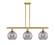Ballston Three Light Island Pendant in Satin Gold (405|5163ISGG12138SM) Ballston Three Light Island Pendant in Satin Gold (405|5163ISGG12138SM)