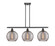 Ballston Three Light Island Pendant in Matte Black (405|5163IBKG121310SM)