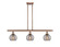 Ballston Three Light Island Pendant in Antique Copper (405|5163IACG12136SM)