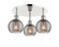 Downtown Urban Three Light Flush Mount in Polished Nickel (405|5163CPNG12136SM)