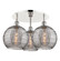 Downtown Urban Three Light Flush Mount in Polished Nickel (405|5163CPNG121310SM)