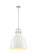 Downtown Urban One Light Pendant in Satin Nickel (405|4101SLSNM41216W)