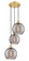 Ballston Three Light Pendant in Satin Gold (405|113B3PSGG121310SM)