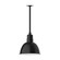Deep Bowl LED Pendant in Black (518|STA11641H24L12)