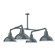 Cafe LED Pendant in Slate Gray (518|MSP10640W12L12)
