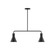 Flare LED Chandelier in Black (518|MSG43641L10)