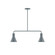 Flare LED Chandelier in Slate Gray (518|MSG43640L10)