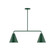Jynx LED Chandelier in Forest Green (518|MSG42042L10)