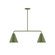 Jynx LED Chandelier in Fern Green (518|MSG42022L10)