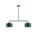 Julia LED Chandelier in Forest Green (518|MSG41942L10)
