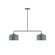 Julia LED Chandelier in Slate Gray (518|MSG41940L10)