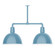 Deep Bowl LED Pendant in Light Blue (518|MSD11754T30L13)