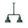 Warehouse LED Pendant in Forest Green (518|MSB18042L10)
