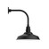 Warehouse LED Curved Arm Wall Light in Black (518|GNU18441W16L13)