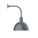 Deep Bowl LED Curved Arm Wall Light in Slate Gray (518|GNU11740W16L13)