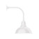 Cafe LED Curved Arm Wall Light in White (518|GNU10744L13)