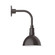 Deep Bowl LED Curved Arm Wall Light in Architectural Bronze (518|GNT11451B03L10)