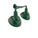 Emblem LED Straight Arm Wall Light in Forest Green (518|GNR12142L12)