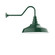 Warehouse One Light Gooseneck Wall Light in Forest Green (518|GNC18742)
