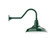 Warehouse One Light Gooseneck Wall Light in Forest Green (518|GNB18442G06) Warehouse One Light Gooseneck Wall Light in Forest Green (518|GNB18442G06)